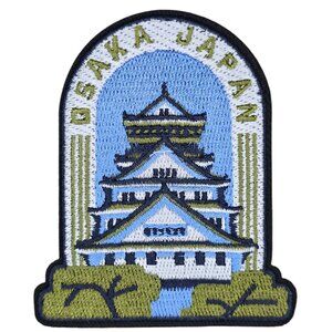 3/$15: OSAKA JAPAN PREFECTURE IRON ON ADVENTURE TRAVEL PATCH